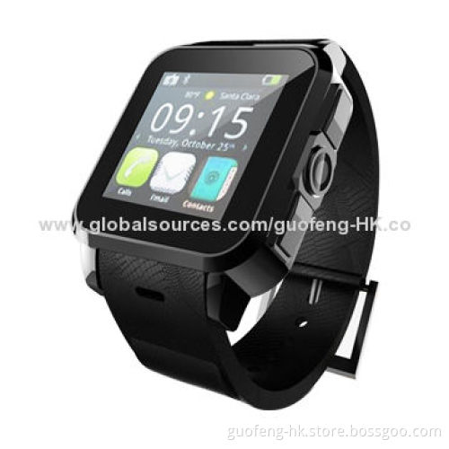 Smart Watch Mobile Phone with GPS/G-sensor 512MB/4GB RAM/ROM, 600mAh Battery Capacity